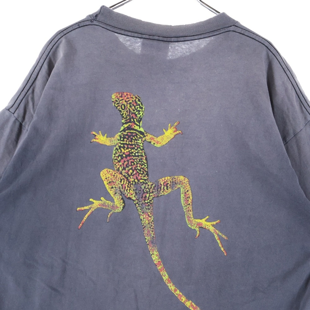 VINTAGE(ヴィンテージ) 90s MARLBORO UNLIMITED LIZARD マルボロ アンリミテッド 半袖Tシャツ カットソー ブラック