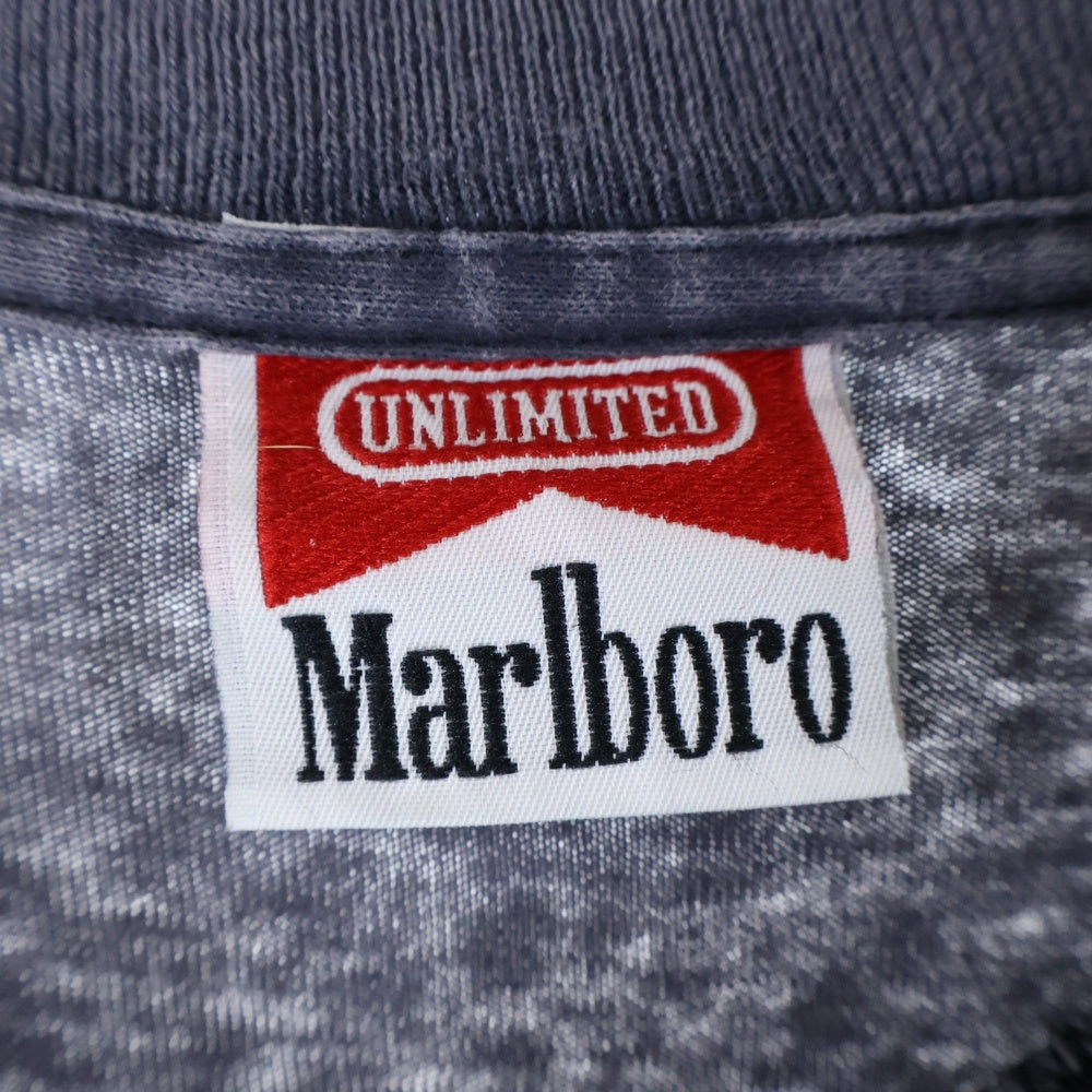 VINTAGE(ヴィンテージ) 90s MARLBORO UNLIMITED LIZARD マルボロ アンリミテッド 半袖Tシャツ カットソー ブラック