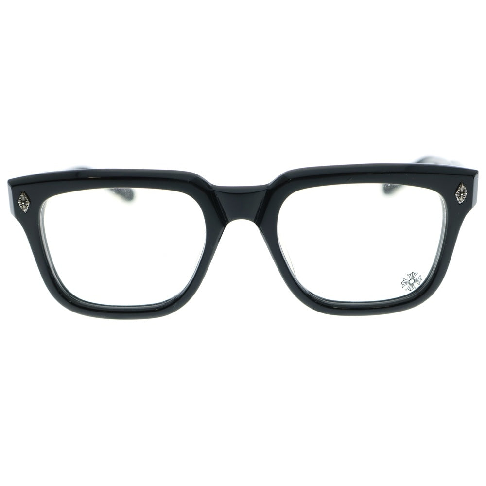 CHROME HEARTS(クロムハーツ) AMBIDIXTROUS CHプラス ウェリントン型 サングラス メガネ アイウェア ブラック/シルバー