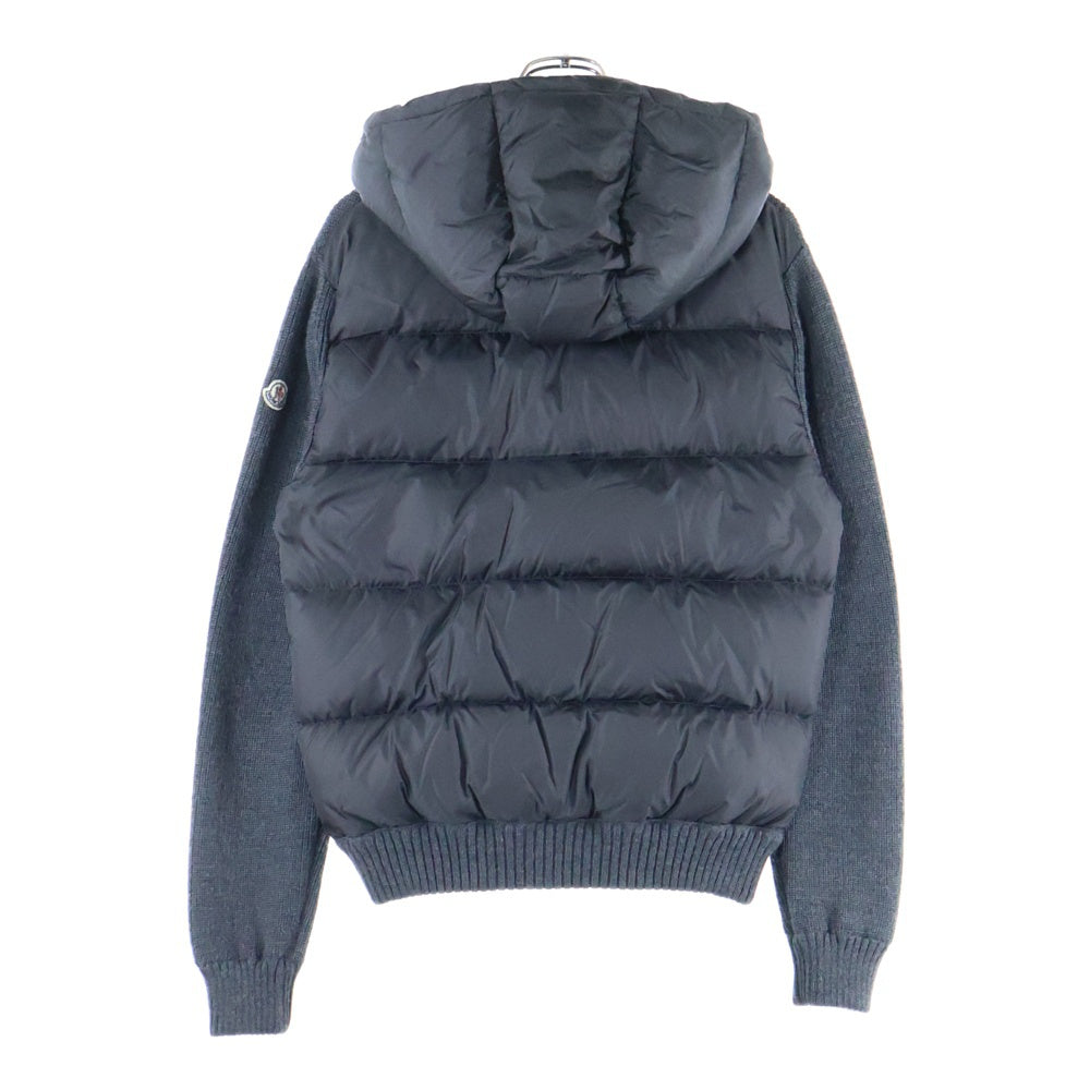 MONCLER(モンクレール) TRICOT CARDIGAN A20919413500 94111 トリコ ジップニットカーディガンフーディ グレー