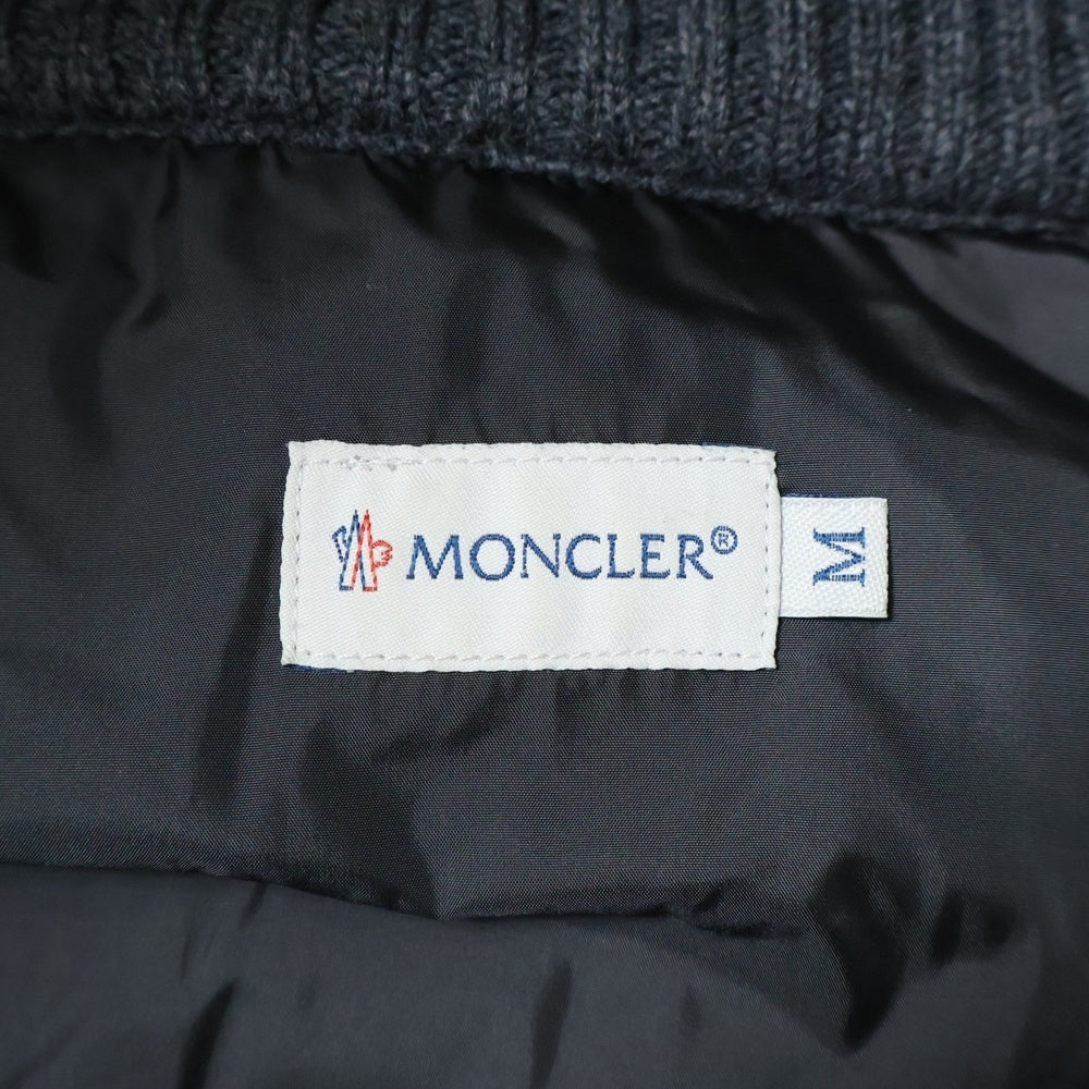 MONCLER(モンクレール) TRICOT CARDIGAN A20919413500 94111 トリコ ジップニットカーディガンフーディ グレー