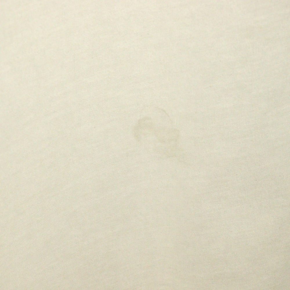 VETEMENTS(ヴェトモン) 24SS LIGHT JERSEY TEE UE64TR150W ラバーロゴ半袖Tシャツ ホワイト