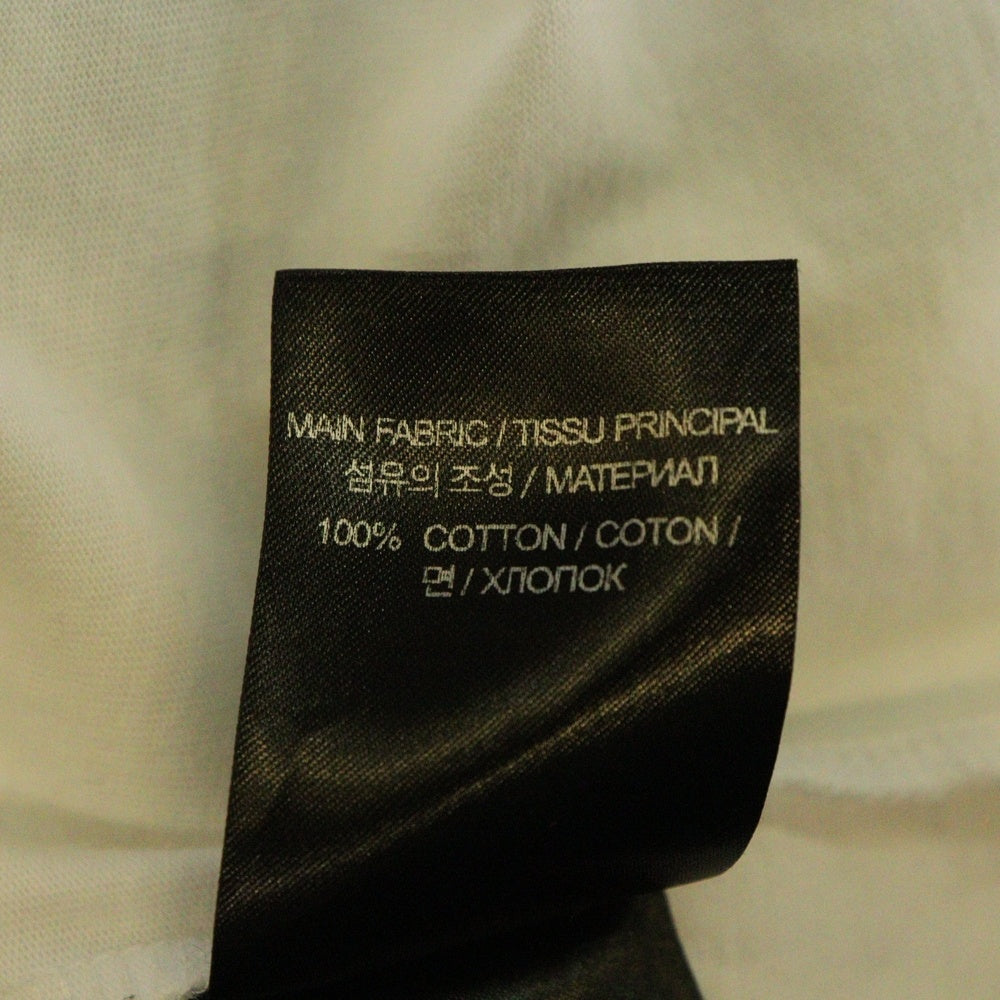 VETEMENTS(ヴェトモン) 24SS LIGHT JERSEY TEE UE64TR150W ラバーロゴ半袖Tシャツ ホワイト