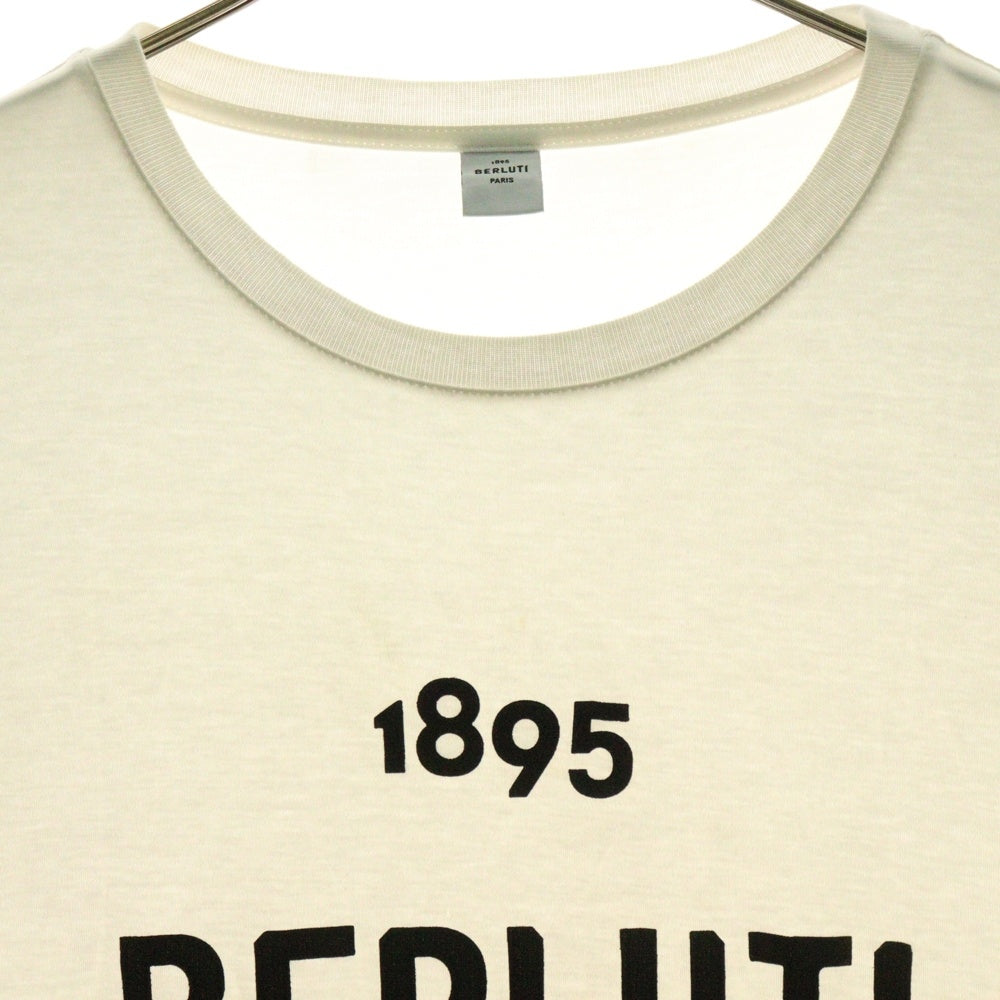 Berluti(ベルルッティ) ロゴ半袖Tシャツ R18JRS50JAEK ホワイト