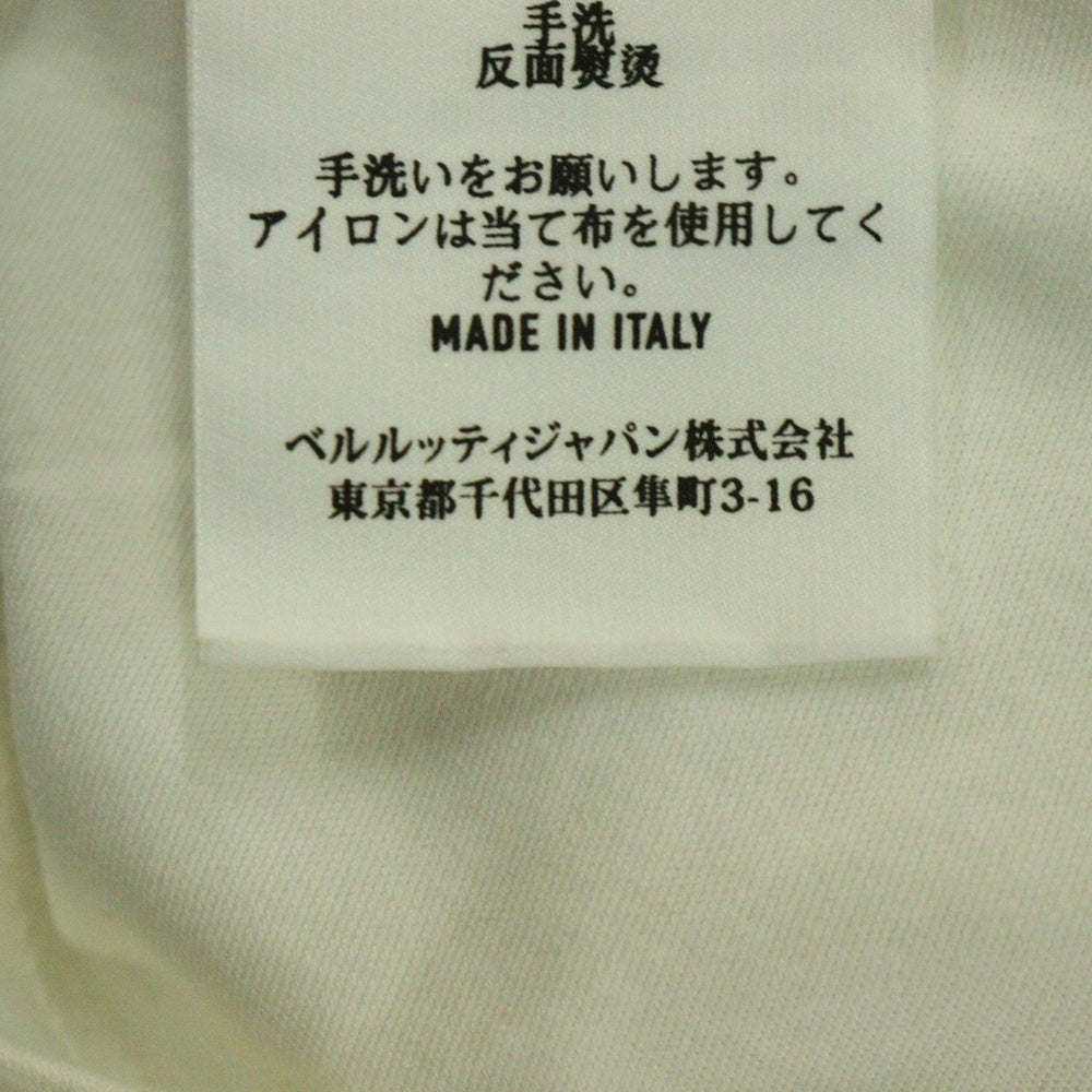 Berluti(ベルルッティ) ロゴ半袖Tシャツ R18JRS50JAEK ホワイト