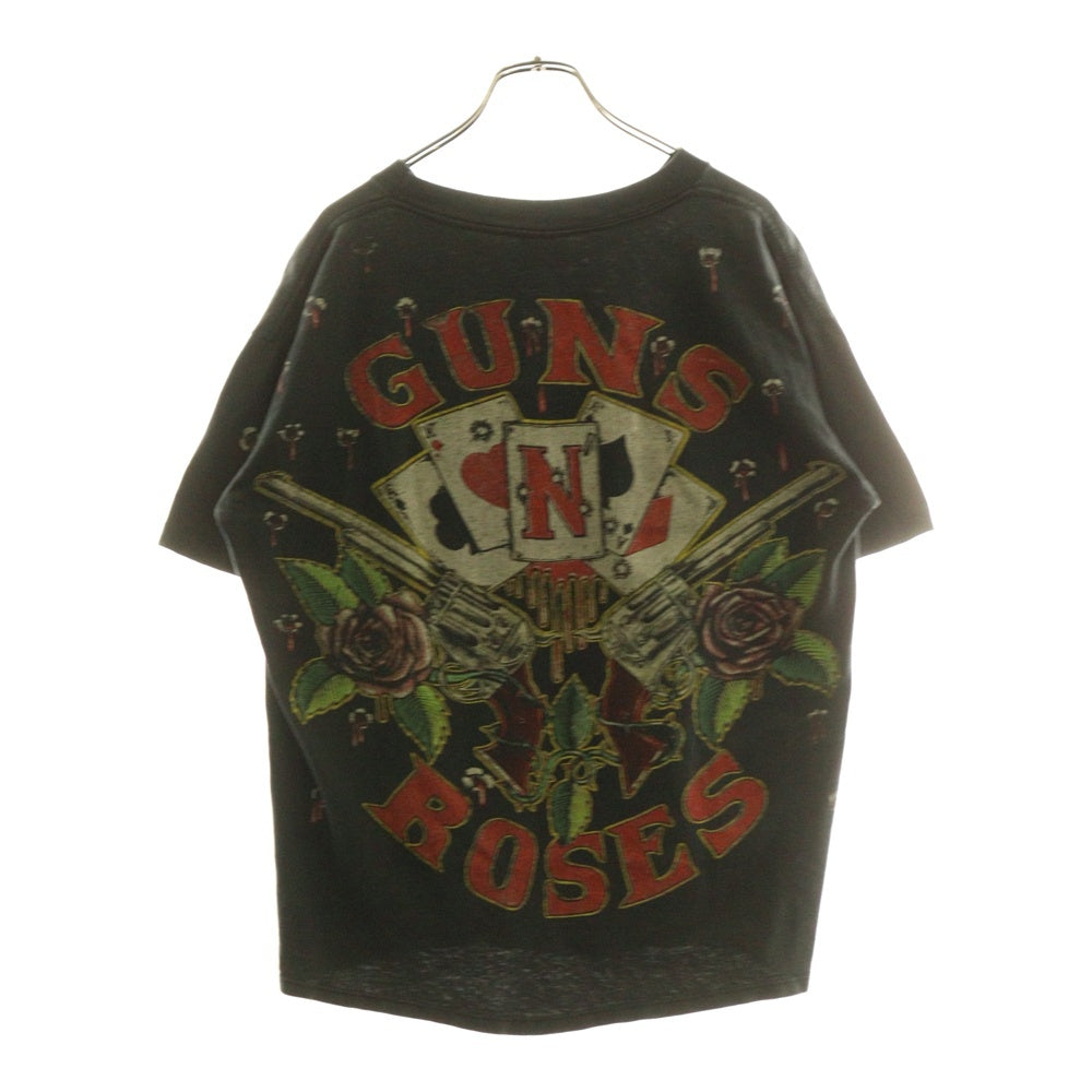 VINTAGE(ヴィンテージ) GUNS N ROSES ガンズアンドローゼズ ユーロ 半袖Tシャツ カットソー ブラック