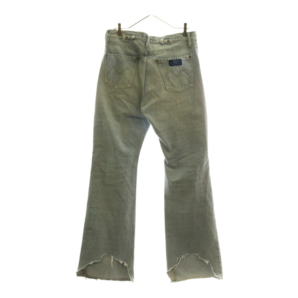 greatLand(グレイトランド) ×ASKYURSELF アスクユアセルフ ダメージ加工フレアデニム インディゴ