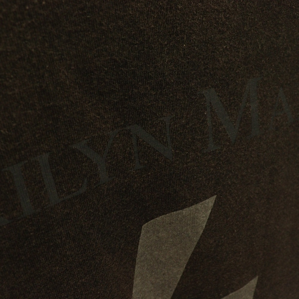 VINTAGE(ヴィンテージ) 90s MARILYN MANSON マリリンマンソン 両面プリント半袖Tシャツ カットソー ブラック