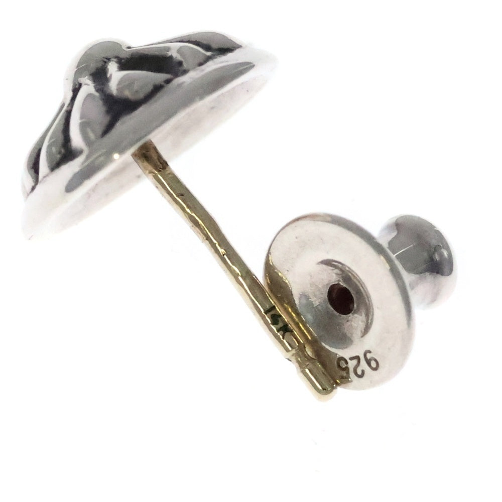 CHROME HEARTS(クロムハーツ) STUD CRSBLL クロスボールスタッドピアス シルバー BCA110