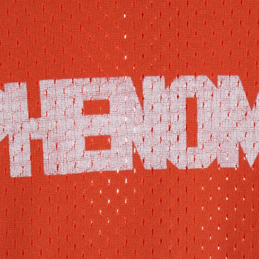 PHENOMENON(フェノメノン) ロゴプリントメッシュタンクトップ オレンジ