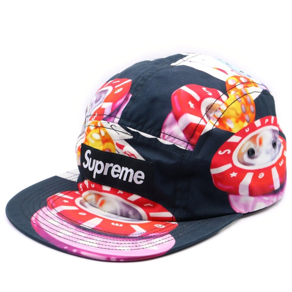 SUPREME(シュプリーム) 18AW Casino Camp Capカジノモチーフ キャンプキャップ マルチ