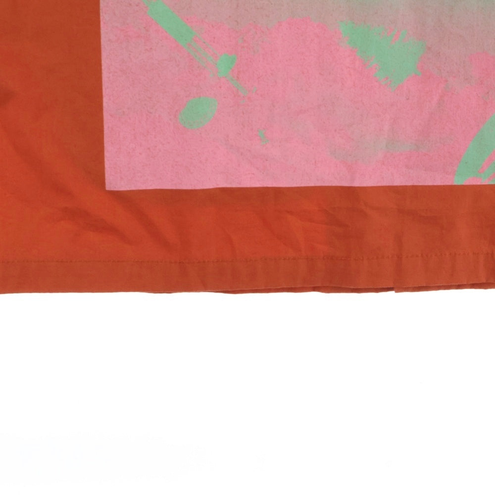 FLAGSTUFF(フラッグスタッフ) 17AW パッチワークプリント長袖シャツ 2017AW-FS-13 オレンジ