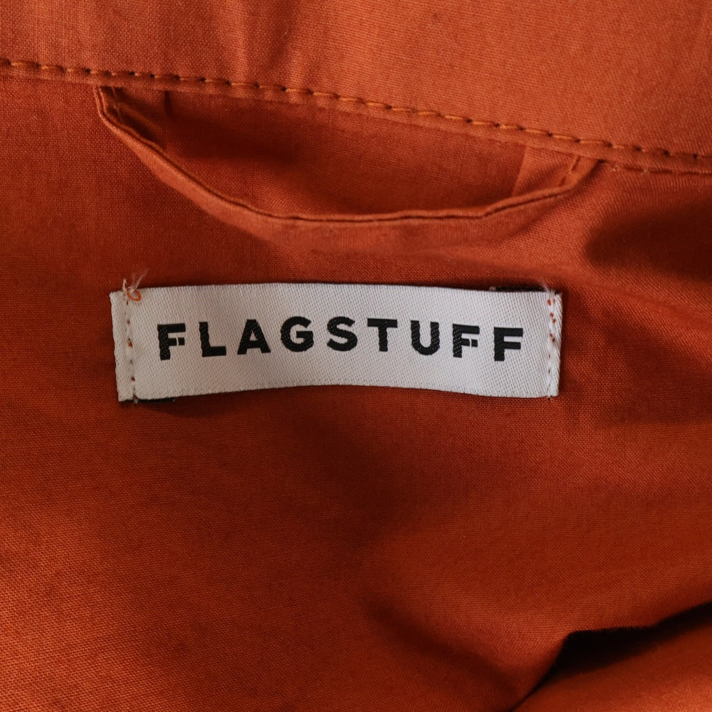 FLAGSTUFF(フラッグスタッフ) 17AW パッチワークプリント長袖シャツ 2017AW-FS-13 オレンジ