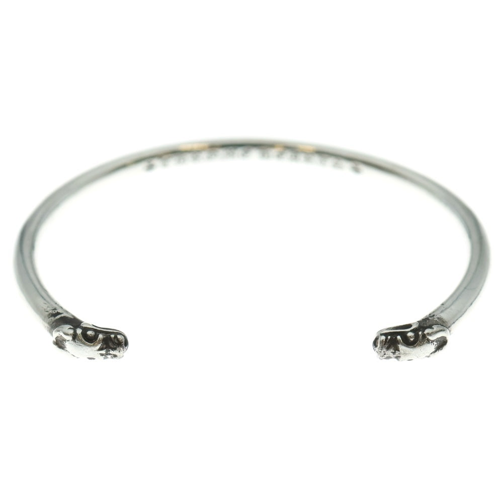 CHROME HEARTS(クロムハーツ) BANGLE DOUBLE DOG ダブルドッグ バングル ブレスレット シルバー BCA125