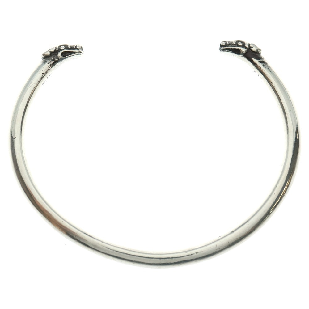 CHROME HEARTS(クロムハーツ) BANGLE DOUBLE DOG ダブルドッグ バングル ブレスレット シルバー BCA125