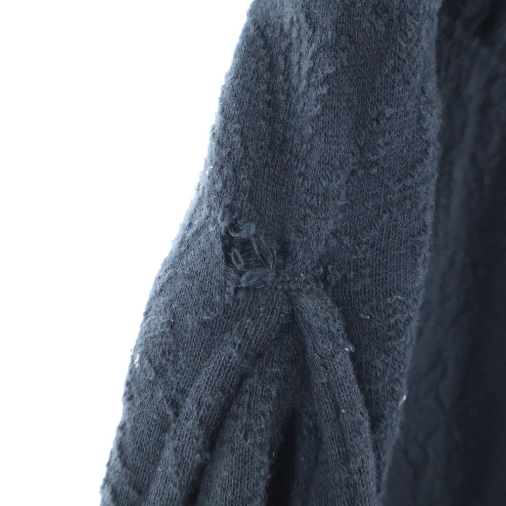 CHROME HEARTS(クロムハーツ) Y NOT CHプラス総柄 ロゴ刺繍 スウェットパンツ ブラック