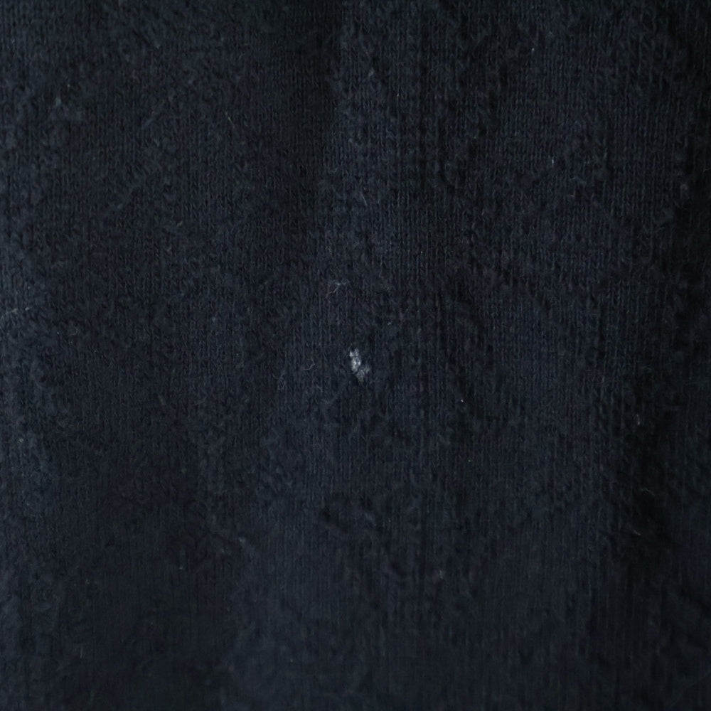 CHROME HEARTS(クロムハーツ) Y NOT CHプラス総柄 ロゴ刺繍 スウェットパンツ ブラック