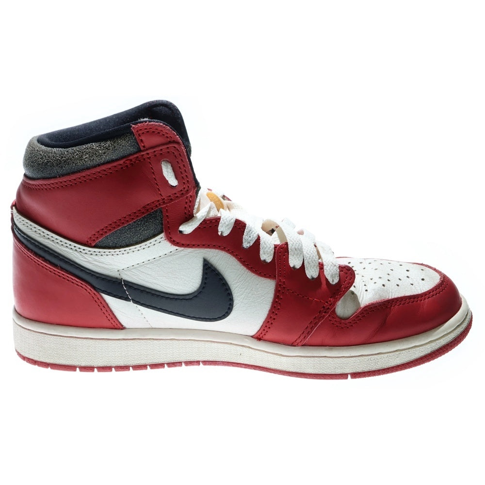 NIKE(ナイキ) AIR JORDAN 1 LOST&FOUND DZ5485-612 エアジョーダン1 ロスト&ファウンド シカゴ ハイカットスニーカー ホワイト/レッド US9/27cm
