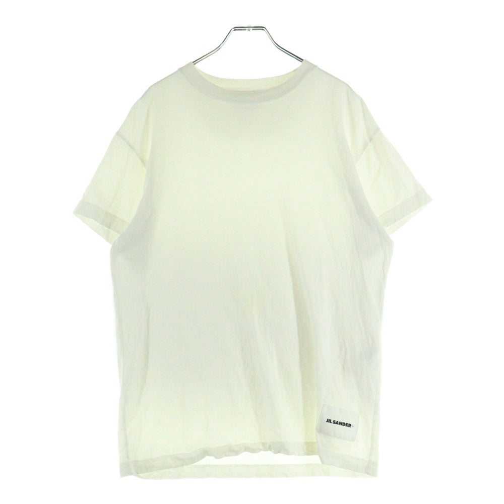 JIL SANDER +(ジルサンダープラス) 23SS パックT 半袖Tシャツカットソー ホワイト KK PM ZN 0002
