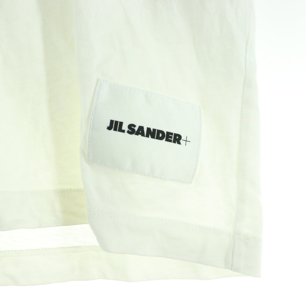 JIL SANDER +(ジルサンダープラス) 23SS パックT 半袖Tシャツカットソー ホワイト KK PM ZN 0002