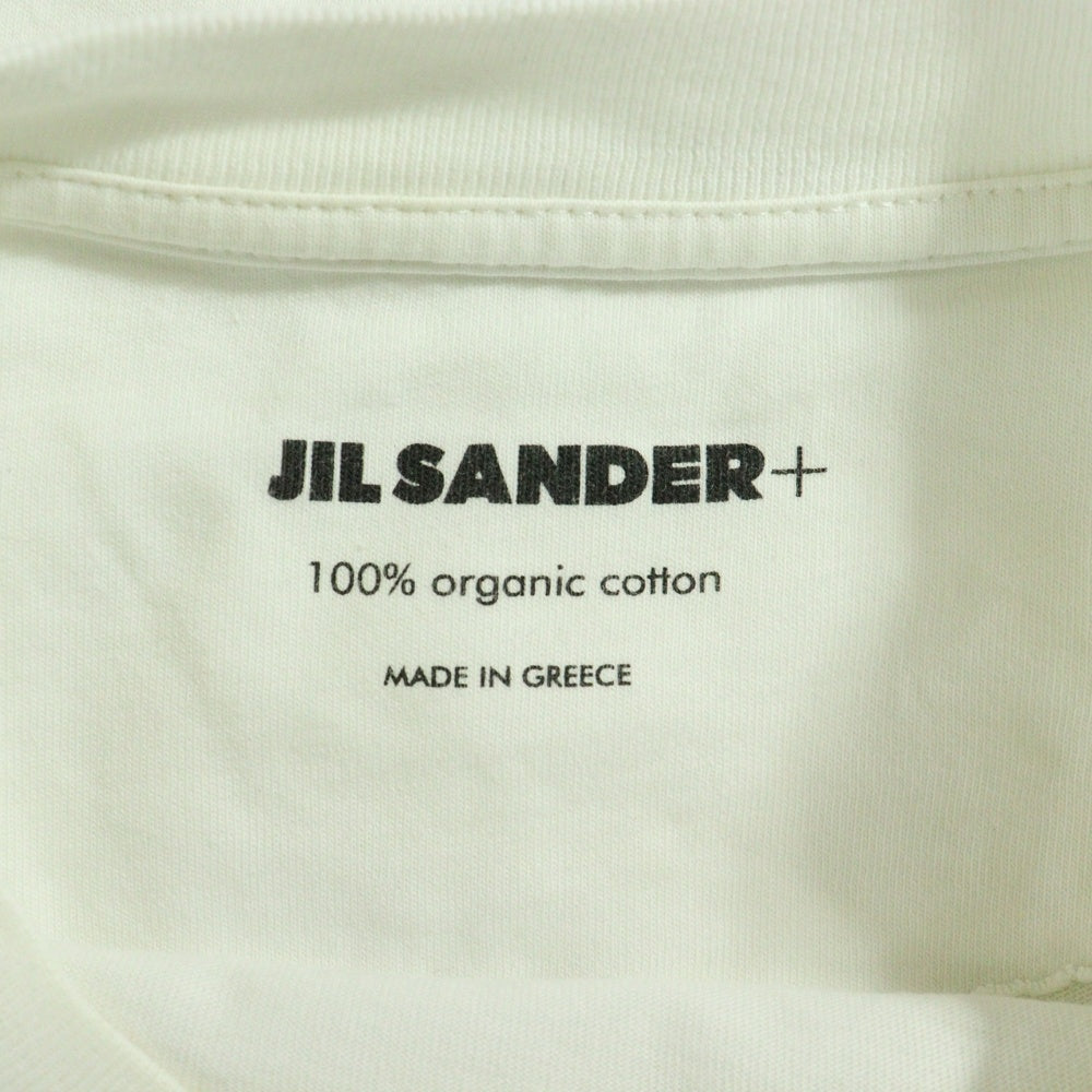JIL SANDER +(ジルサンダープラス) 23SS パックT 半袖Tシャツカットソー ホワイト KK PM ZN 0002