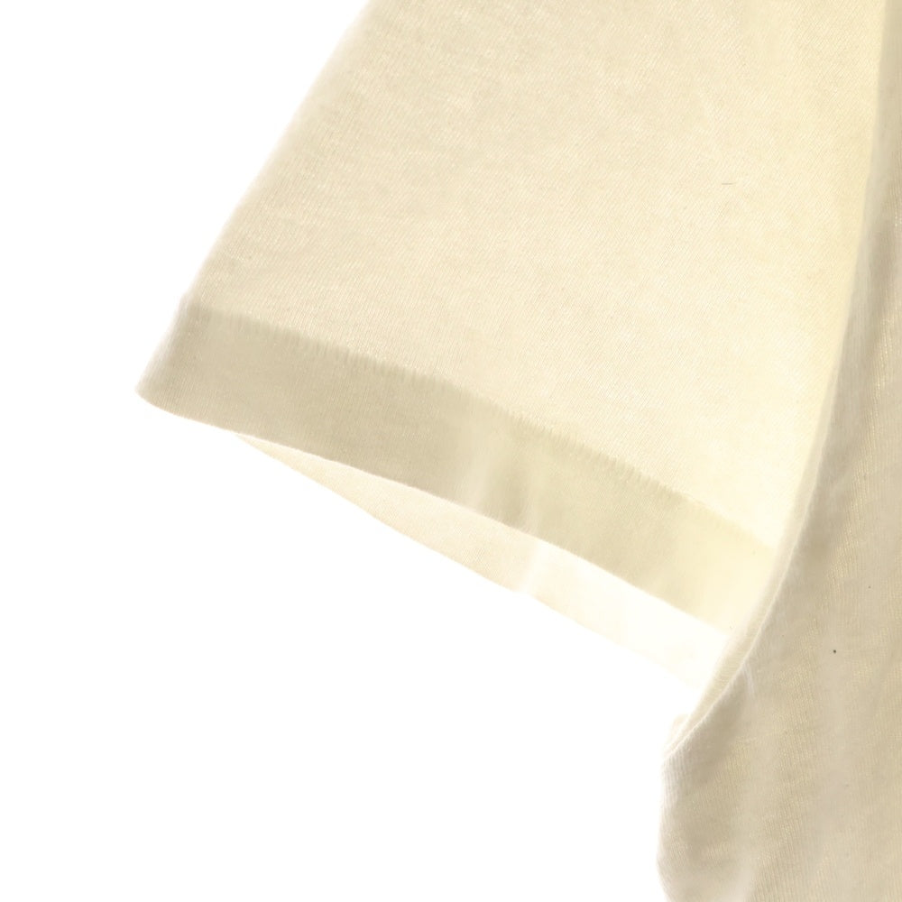 OFF-WHITE(オフホワイト) ロゴプリント 半袖Tシャツカットソー ホワイト/イエロー OMAA002S 18 185006