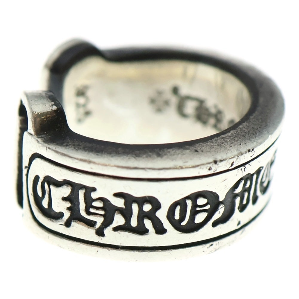 CHROME HEARTS(クロムハーツ) LG SCROLL LABEL ラージスクロールラベル リング シルバーBCA383
