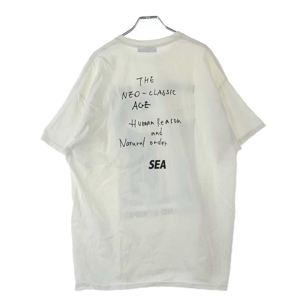 WIND AND SEA(ウィンダンシー) 20AW STAR AND STRIPES PHPTO PRINT TEE プリント 半袖Tシャツカットソー ホワイト WDS-20A-CS-05