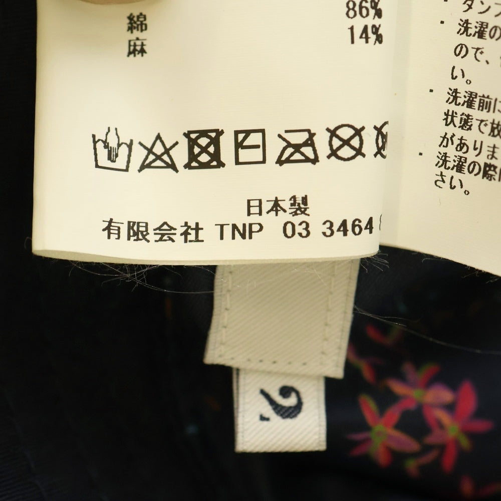 nonnative(ノンネイティブ) 19SS EDUCATOR TWILL HAT ツイル サファリバケットハット ネイビー NN-H3502