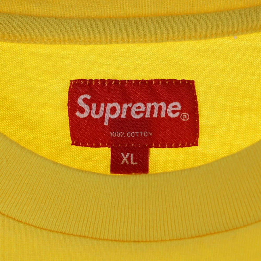 SUPREME(シュプリーム) 20SS Intarsia Script Tee インターシャロゴ 半袖Tシャツカットソー イエロー
