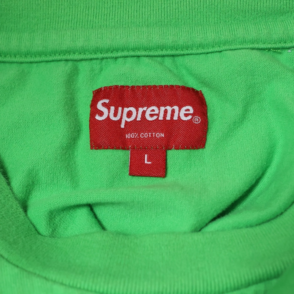 SUPREME(シュプリーム) 20SS Signature S/S Top シグネチャーロゴ半袖Tシャツ グリーン カットソー