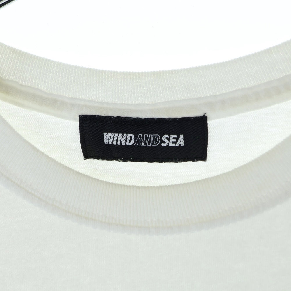 WIND AND SEA(ウィンダンシー) 20SS POCKET TEE フロント ポケット 半袖Tシャツカットソー ホワイト WDS-20S2-CS-03