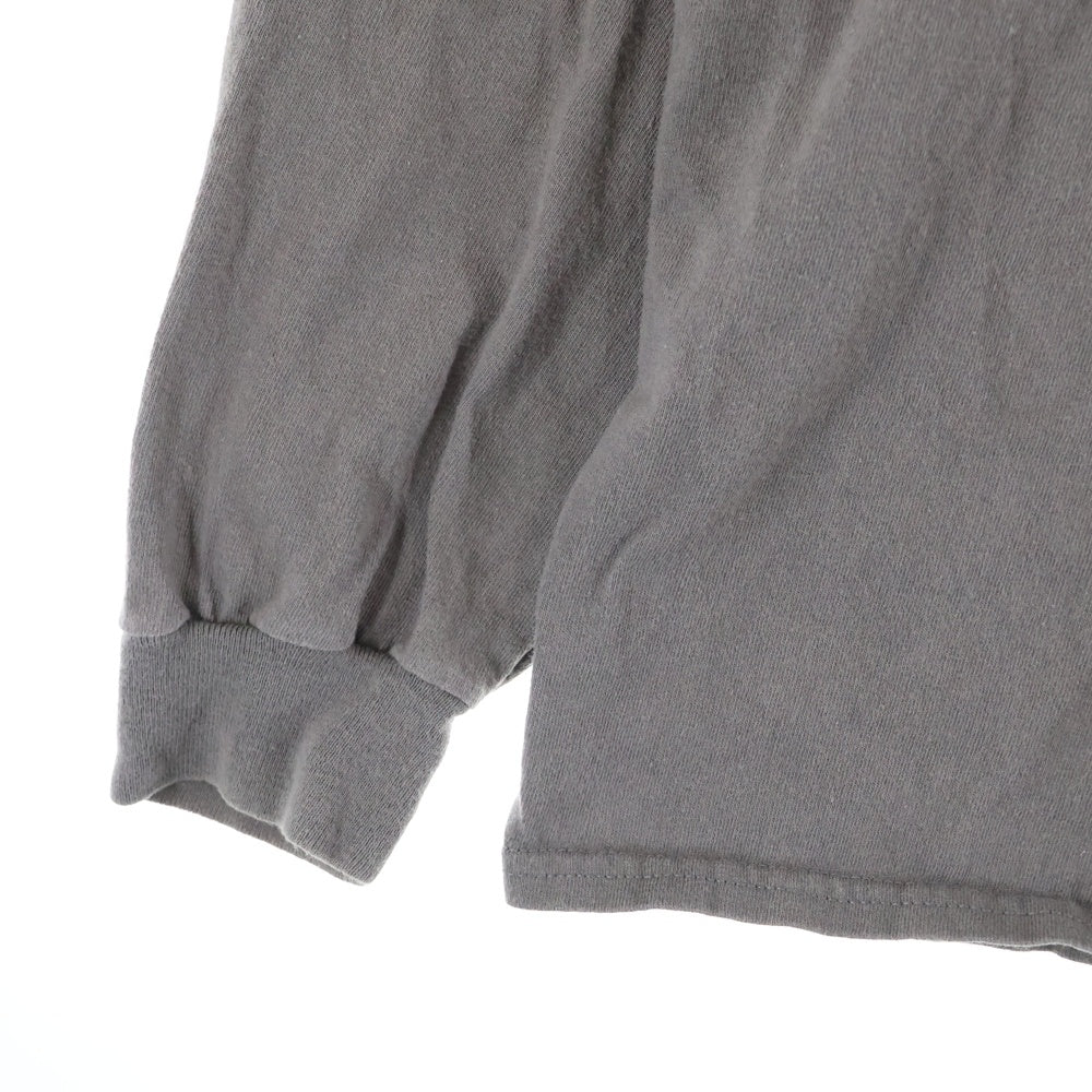 WIND AND SEA(ウィンダンシー) ×AMERI フロント刺? プリント 長袖Tシャツカットソー グレー WDS-AMR-03