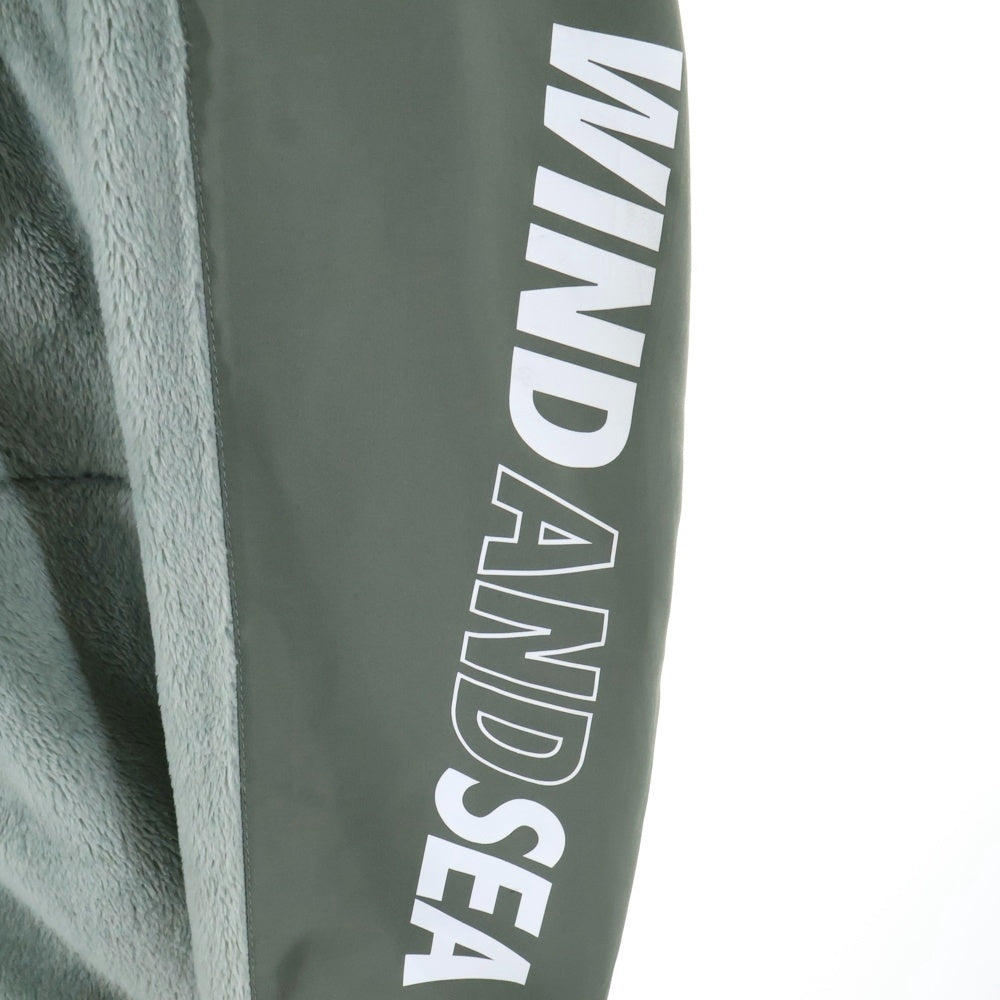 WIND AND SEA(ウィンダンシー) 19AW MILITARY FLEECE JACKET ミリタリーフリースジャケット カーキ WDS-19A-JK-01