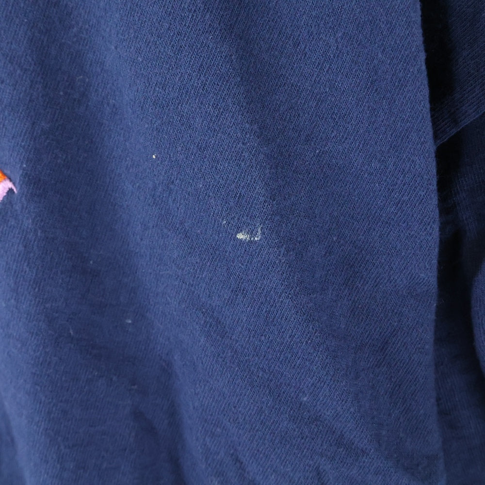 NOAH(ノア) NYC CORE LOGO TEE フロント ロゴ刺繍 半袖Tシャツカットソー ネイビー 21-071-122-0042-1-0