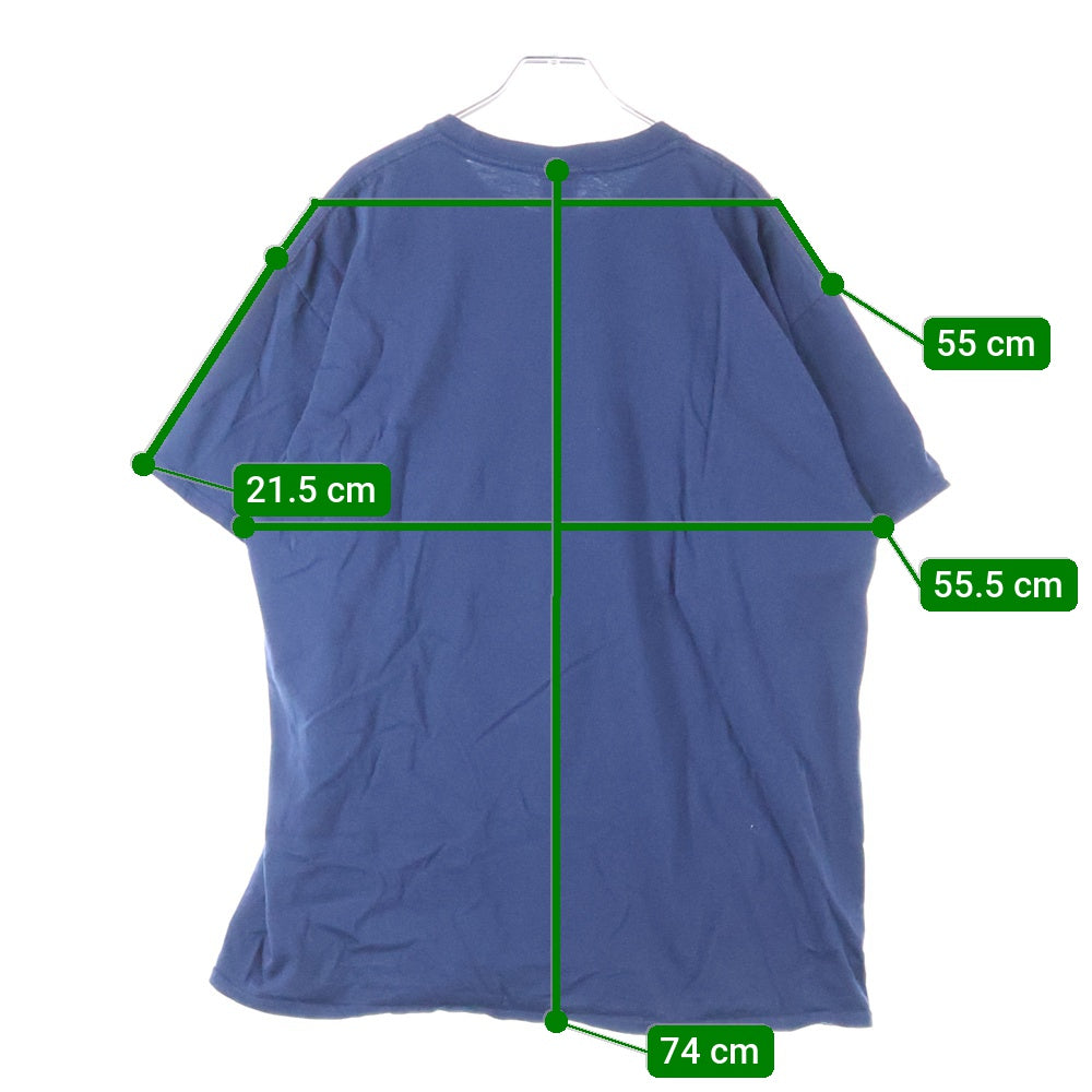 NOAH(ノア) NYC CORE LOGO TEE フロント ロゴ刺繍 半袖Tシャツカットソー ネイビー 21-071-122-0042-1-0