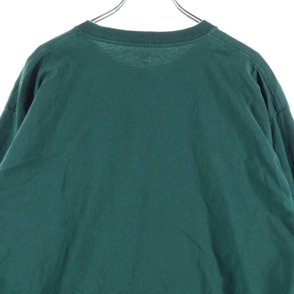 CARHARTT(カーハート) ロゴ刺繍 ポケット 長袖Tシャツカットソー グリーン A172071.827.XX.03