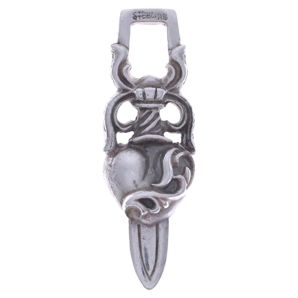 CHROME HEARTS(クロムハーツ) DAGGER HEART ダガーハート ペンダントトップ シルバー BCA243