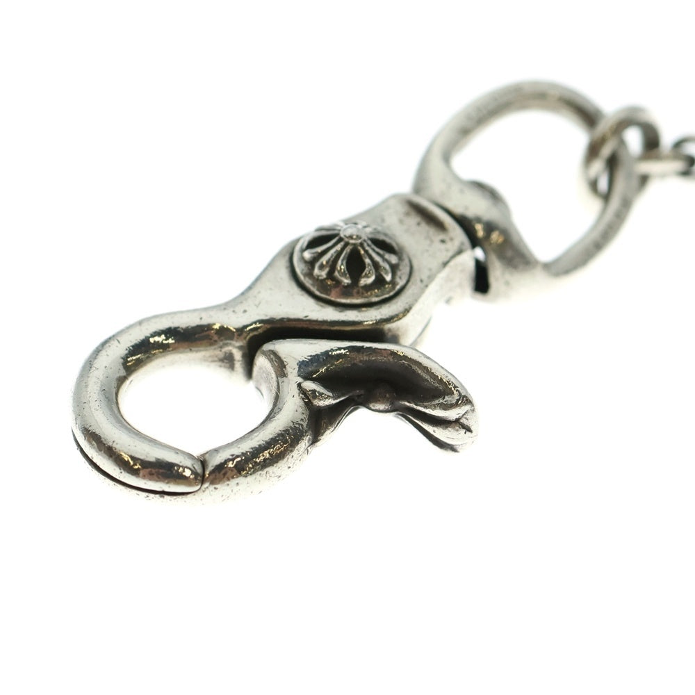 CHROME HEARTS(クロムハーツ) 2BALL LONG-S/1クリップロング#2クロスボール オールド ウォレットチェーン シルバー