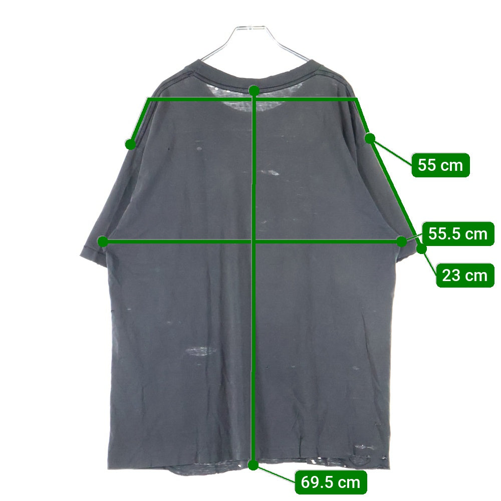 VINTAGE(ヴィンテージ) 90's Winterland HOLE TEE ホール ロゴプリント反半袖Tシャツ ブラック