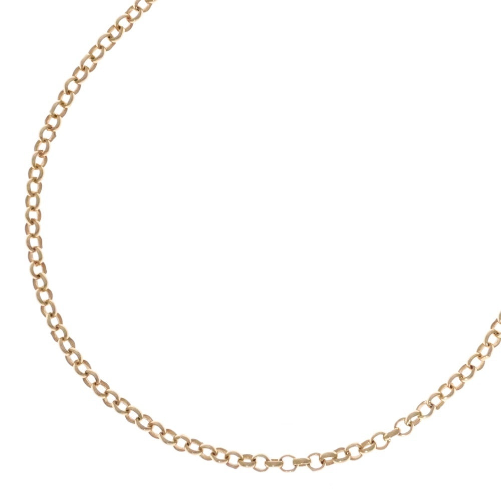 CHROME HEARTS(クロムハーツ) 22K NECKCHAIN R16 ロールチェーンネックレス 16inch ゴールド
