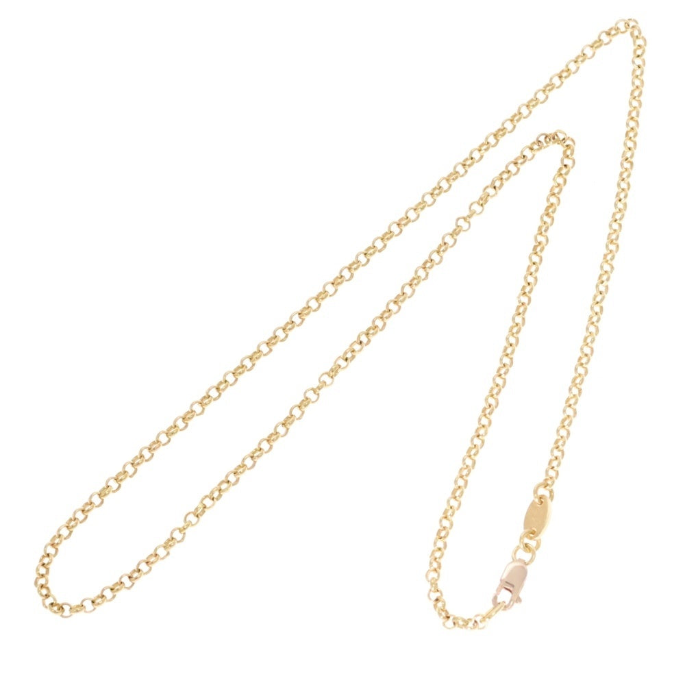 CHROME HEARTS(クロムハーツ) 22K NECKCHAIN R16 ロールチェーンネックレス 16inch ゴールド