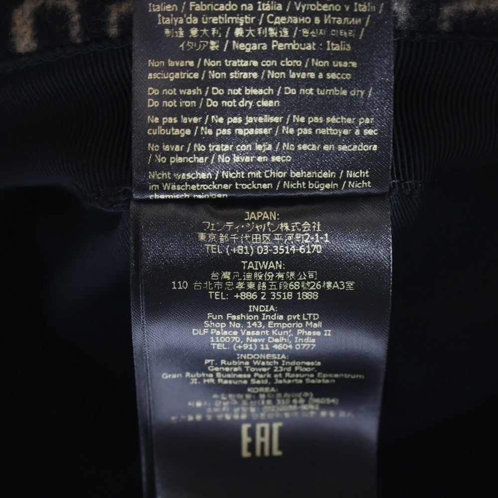 FENDI(フェンディ) ズッカウール総柄バケットハット FXQ801 ALG U ベージュ