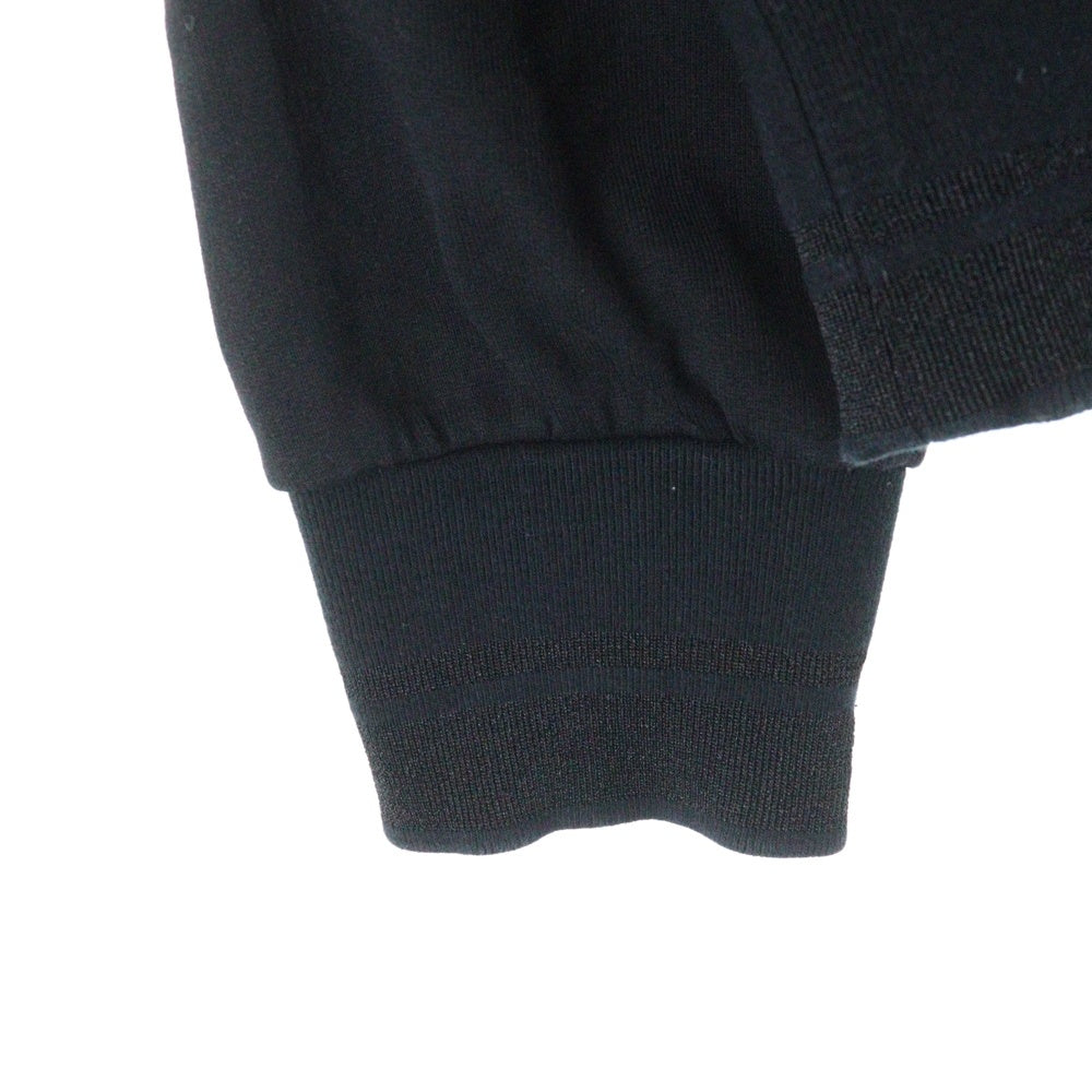 DOLCE & GABBANA(ドルチェアンドガッバーナ) クラウンKロゴ刺繍クルーネックスウェットトレーナー G9OW6Z ブラック