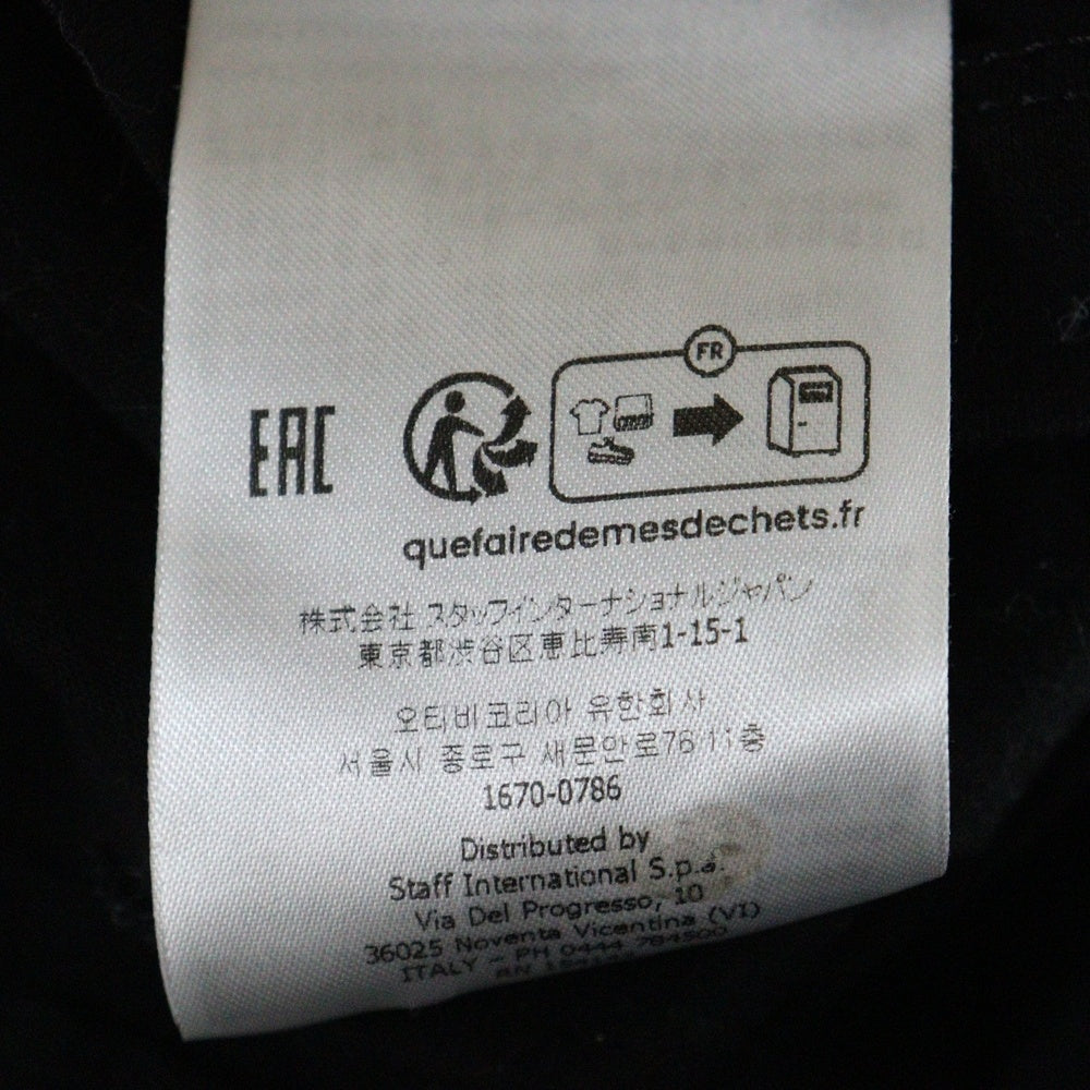 DSQUARED2(ディースクエアード) WAVING LOGO COOL S71GD1252 ロゴプリント半袖Tシャツ ブラック