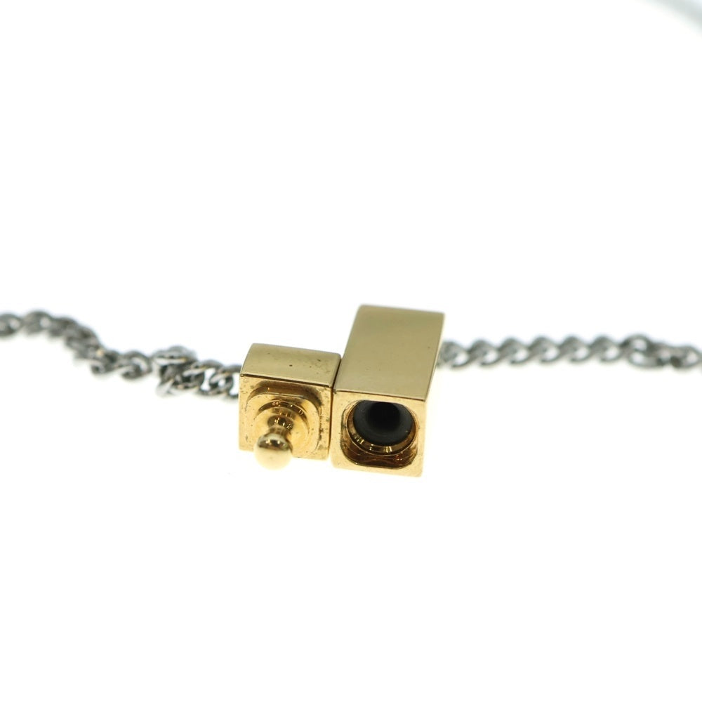 FENDI(フェンディ) FFロゴ チェーンネックレス シルバー/ゴールド