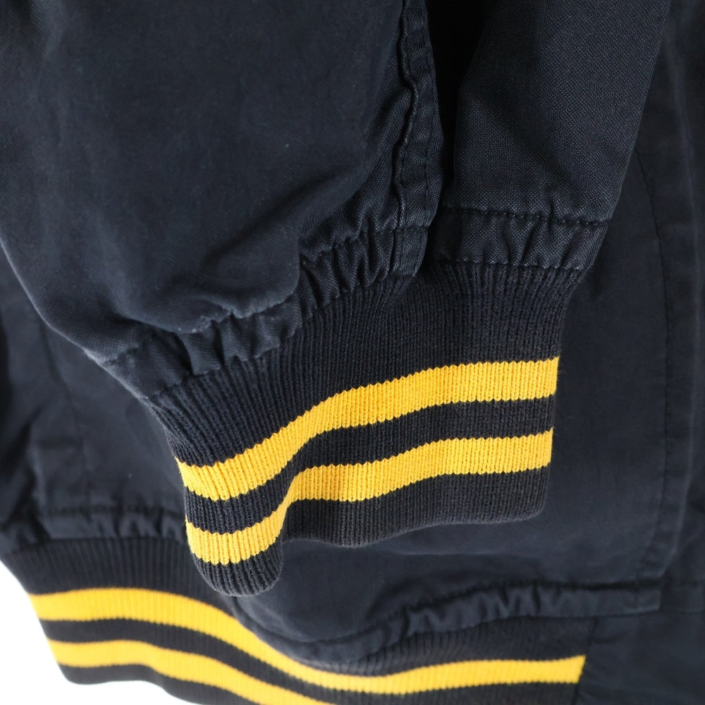 A BATHING APE(アベイシングエイプ) URSUS BAPE アーサスベイプ フロントプリント コットンジャケット ブラック/イエロー