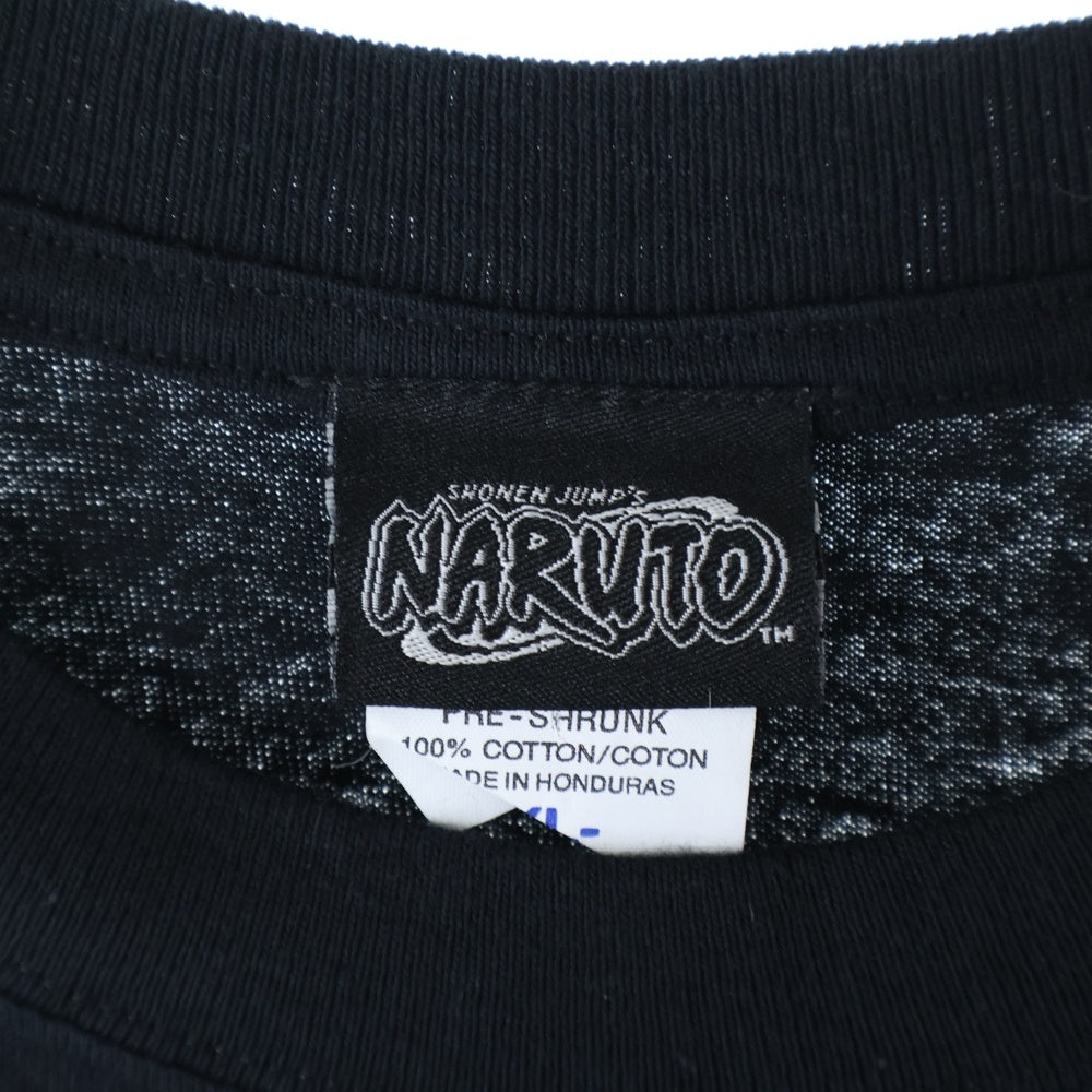 VINTAGE(ヴィンテージ) 00S NARUTO 少年ジャンプ バック少年期ナルトプリント 半袖Tシャツカットソー ブラック