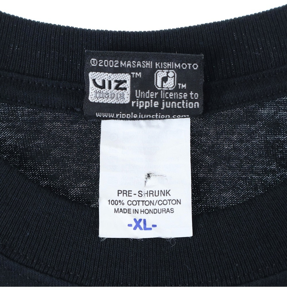 VINTAGE(ヴィンテージ) 00S NARUTO 少年ジャンプ バック少年期ナルトプリント 半袖Tシャツカットソー ブラック