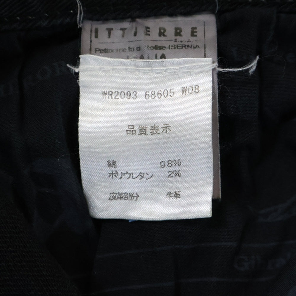 galliano(ガリアーノ) コットンスキニーパンツ ブラック WR2093 68605 W08